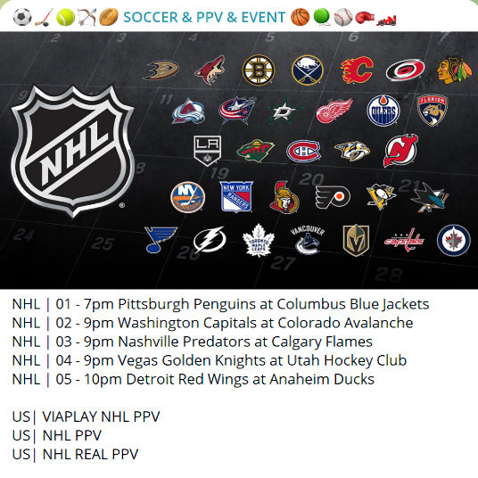 Image of NHL on tellgram uploaded to website whichiptv.com